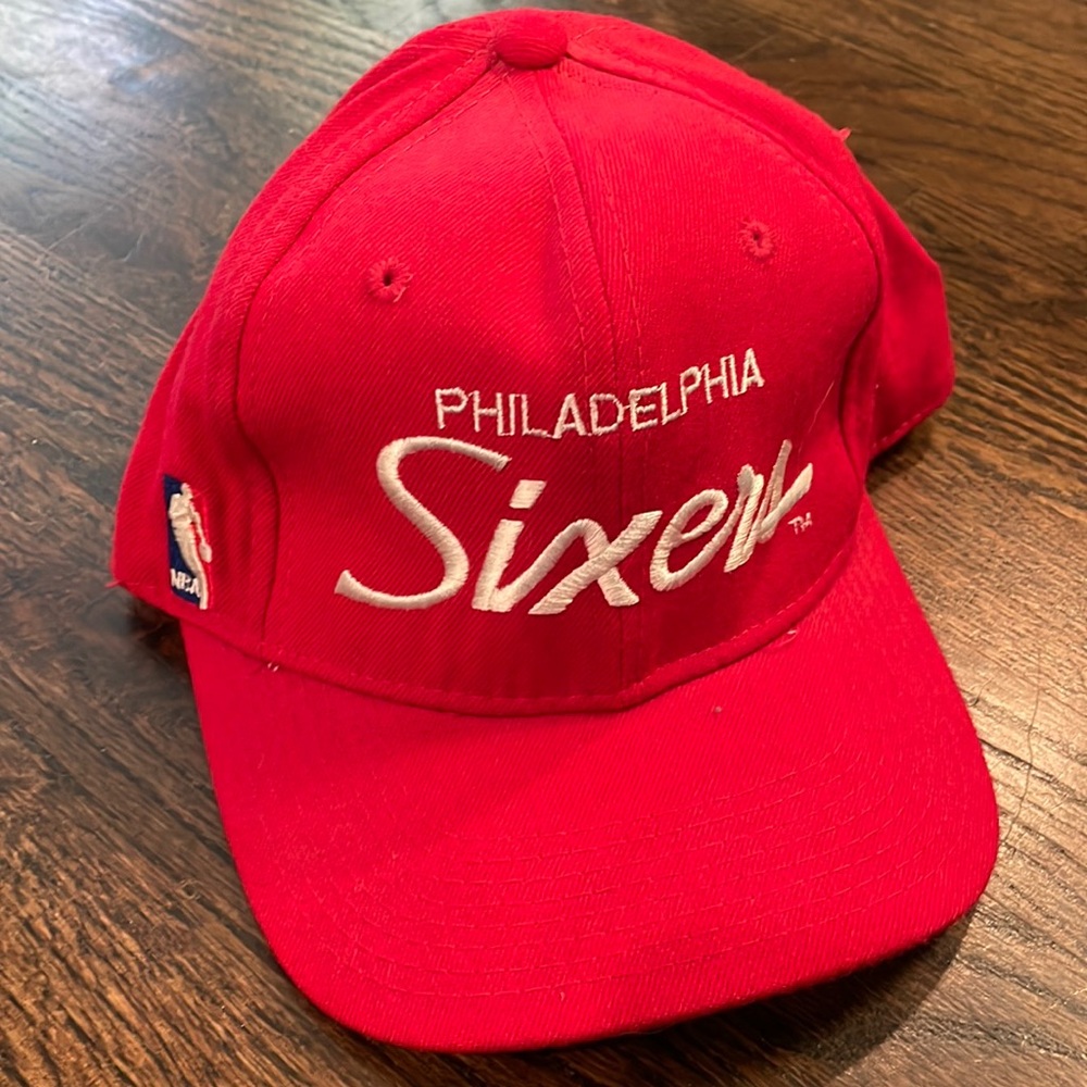 Philadelphia 76ers hat from early 1990s